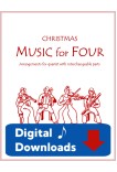 Music for Four Christmas - Create Your Own Set of Parts - Digital Download